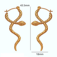 Unique Design Snake Earrings