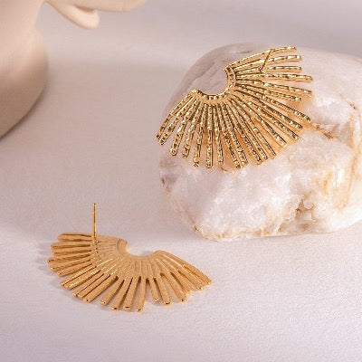 Appollina-Chunky Sunshine Ear Studs