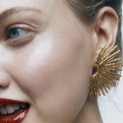 Appollina-Chunky Sunshine Ear Studs