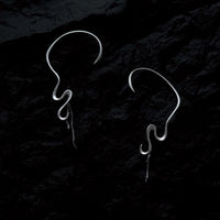 Chic Waved Line Large Ear Cuffs - One Pair