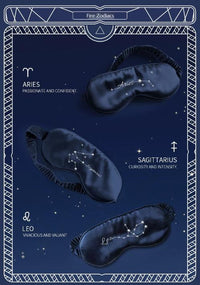 Zodiac Signs 100% Silk Sleeping Mask-Oversize