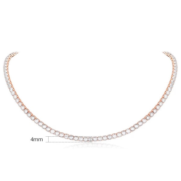 Timeless Diamond Look Sparkling Choker