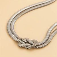 Knotted Soft Serpentine Bone Chain