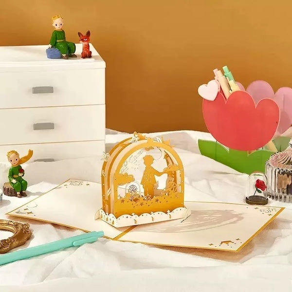 3D Gift Card - Le Petit Prince Love Card for Boyfriend