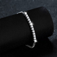 Chic Moissanite Stone Smile Bracelet