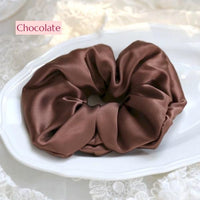 Luxurious 100% Silk Hair Scrunchie - 6cm wide