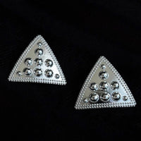 Geometric Triangle Bord Punk Earrings