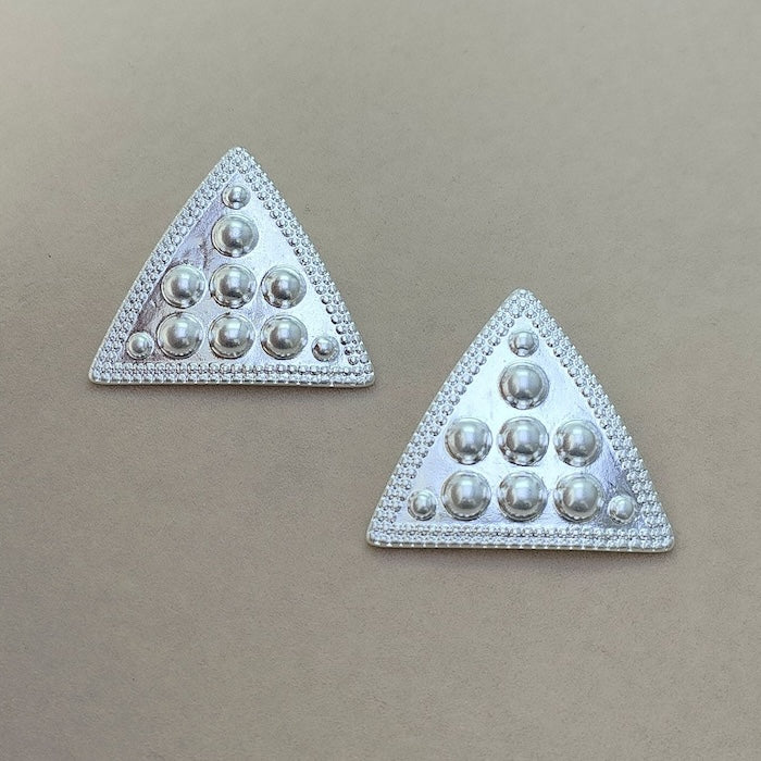 Geometric Triangle Bord Punk Earrings