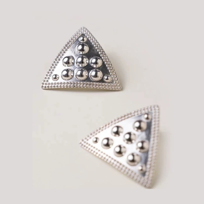 Geometric Triangle Bord Punk Earrings