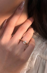 Unique Design Twinkled Star Rings