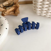 Minimalist Blue Color Tone Claw Hair Clips