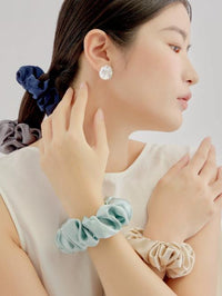 Luxurious 100% Silk Hair Scrunchie - 6cm wide