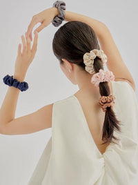 Luxurious 100% Silk Hair Scrunchie - 6cm wide