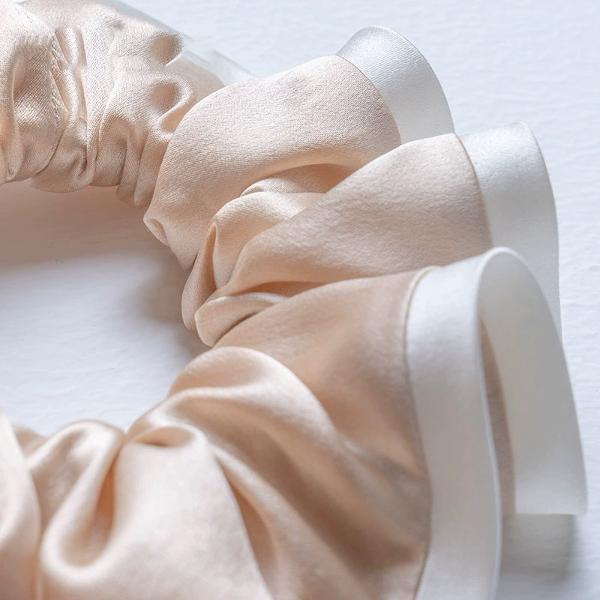 Modern 100% Silk Silhouette Hair Scrunchies