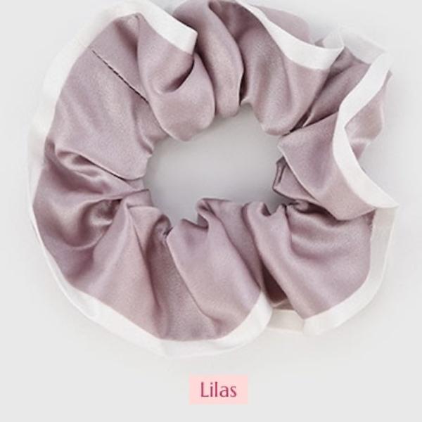 Modern 100% Silk Silhouette Hair Scrunchies