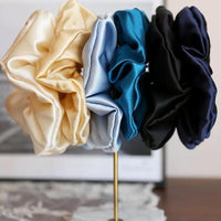 Luxurious 100% Silk Hair Scrunchie - 6cm wide