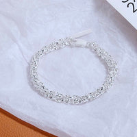 Classic Sterling Silver Dragon Chain Bracelet