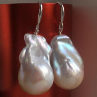 Chunky Baroque Pearl Large Drop Earrings