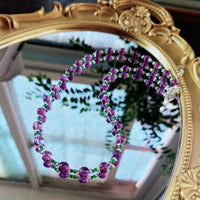 Amethyst Green Onyx Beads Necklace n Bracelet