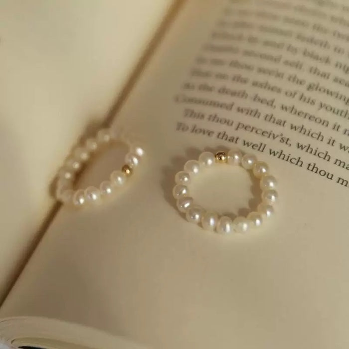 Elegant Pearl Beads Rings-Stretchable