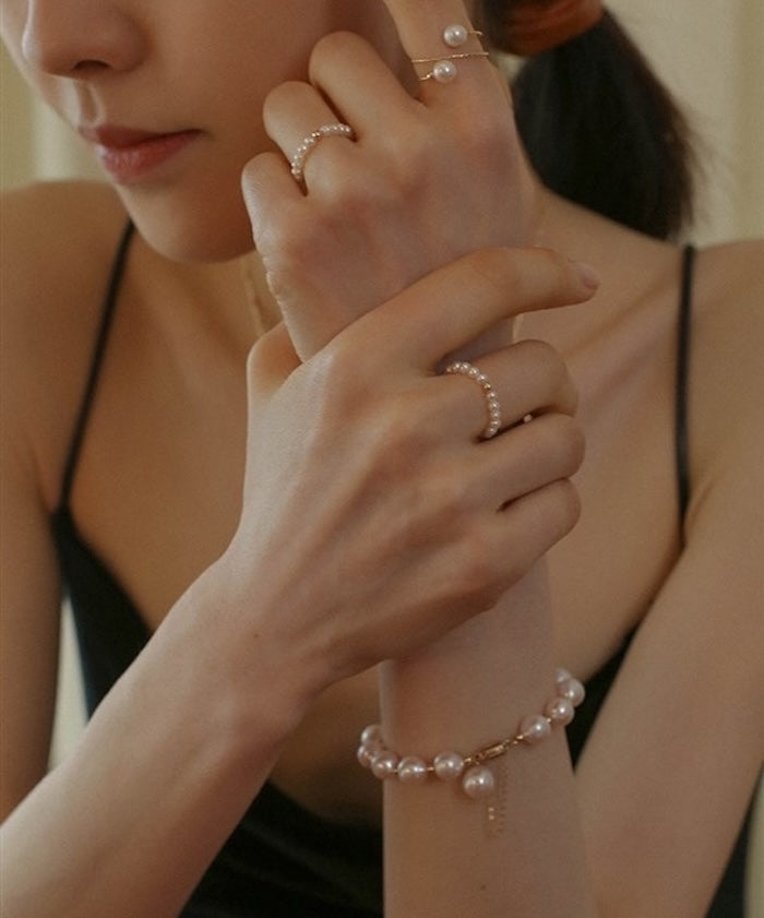 Elegant Pearl Beads Rings-Stretchable