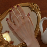 Elegant Pearl Beads Rings-Stretchable