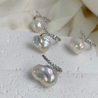 Sparkling Mermaid Baroque Pearl Rings-Adjustable