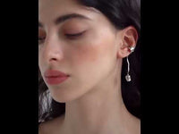 Romantic Silver Rose Ear Cuff-One piece