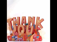 3D Gift Card - Thank You Card