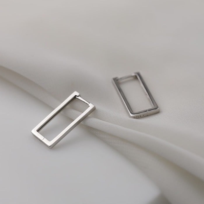 Minimalist Square Hoop Earrings