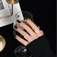  bold look square ring