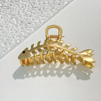 Unique Fishbone Large Claw Hair Clip