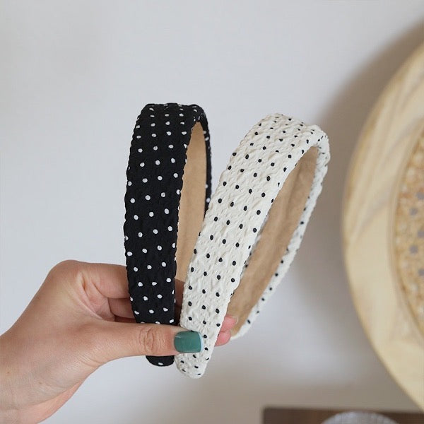 Elegant Polka Dot Headband